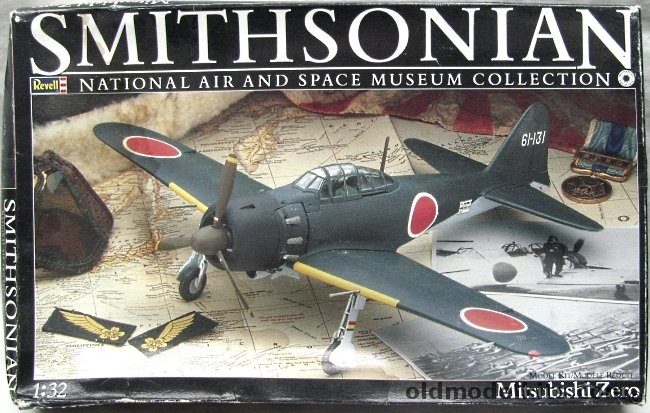 Revell 1/32 Mitsubishi A6M5 Zero-Sen - Smithsonian National Air And Space Musuem Issue, 4451 plastic model kit